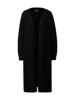 Вязаный кардиган PIECES Knit Cardigan PCMaggy, черный