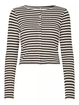 Вязаный кардиган PIECES PCLaya, коричневый