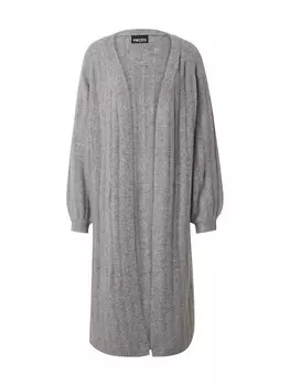 Вязаный кардиган PIECES PCMaggy, серый