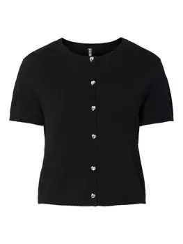 Вязаный кардиган PIECES PCOrina, черный