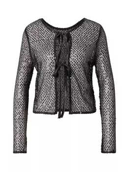 Вязаный кардиган PIECES PCRISSI, черный