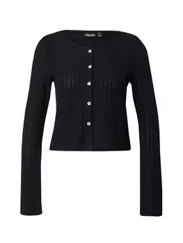 Вязаный кардиган PIECES PCSOURTNEY, черный