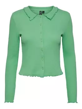 Вязаный кардиган PIECES TEGAN, лайм