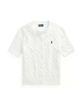 Вязаный кардиган Polo Ralph Lauren, белый