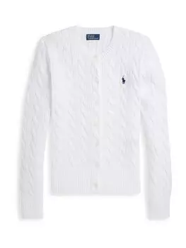 Вязаный кардиган Polo Ralph Lauren, белый