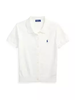 Вязаный кардиган Polo Ralph Lauren, белый