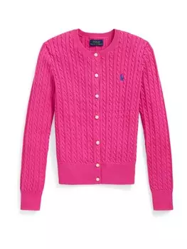 Вязаный кардиган Polo Ralph Lauren Knit Cardigan, розовый