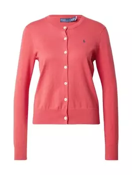 Вязаный кардиган Polo Ralph Lauren Knit Cardigan, цвет cranberry