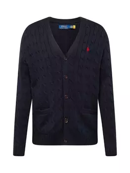 Вязаный кардиган Polo Ralph Lauren, темно-синий
