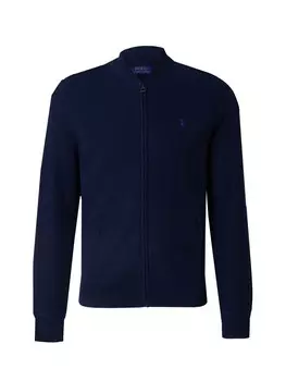 Вязаный кардиган Polo Ralph Lauren, темно-синий
