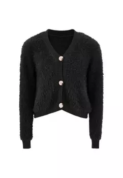 Вязаный кардиган Poomi, черный