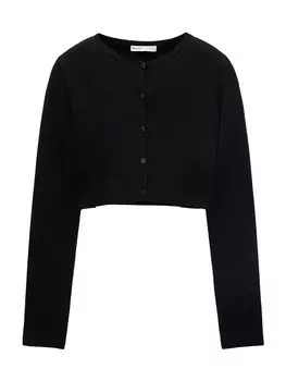 Вязаный кардиган Pull&Bear, черный