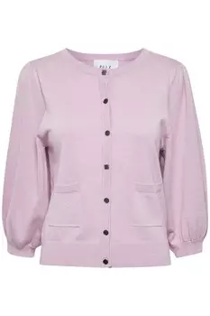 Вязаный кардиган Pulz Jeans, лавандовый