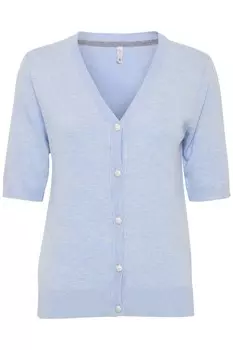 Вязаный кардиган Pulz Jeans PZSARA, светло-синий
