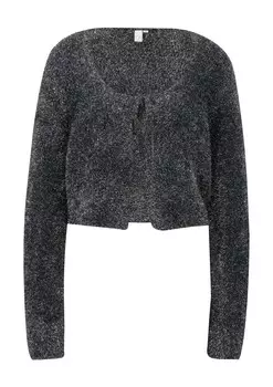 Вязаный кардиган Qs, черный