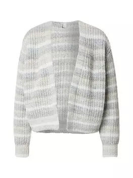 Вязаный кардиган QS, цвет Petrol/Light green