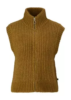 Вязаный кардиган QS, оливковый