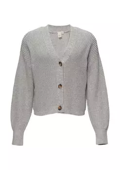 Вязаный кардиган QS, серый