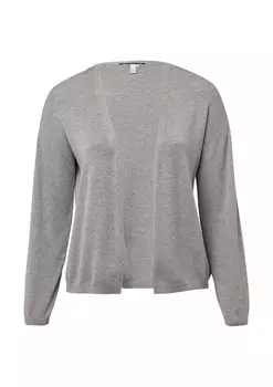 Вязаный кардиган QS, серый