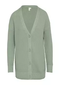Вязаный кардиган QS, зеленый