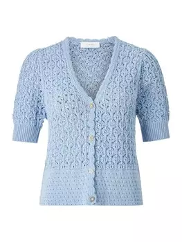 Вязаный кардиган Rich & Royal, синий