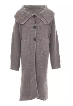 Вязаный кардиган RISA Knit Cardigan, серый