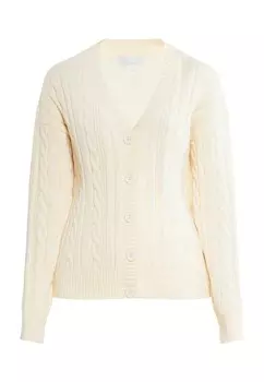 Вязаный кардиган RISA Knit Cardigan Teylon, кремовый