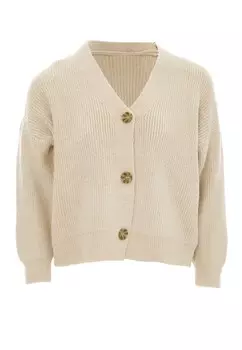 Вязаный кардиган Risa, светло-бежевый