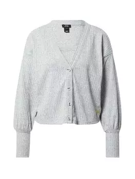 Вязаный кардиган River Island Knit Cardigan, пятнистый серый