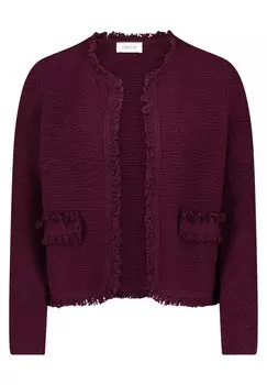 Вязаный кардиган с бахромой Cartoon, фиолетовый
