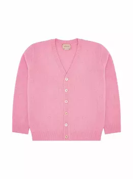 Вязаный кардиган с монограммой Gucci