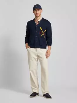 Вязаный кардиган с нашивкой-лейблом Polo Ralph Lauren