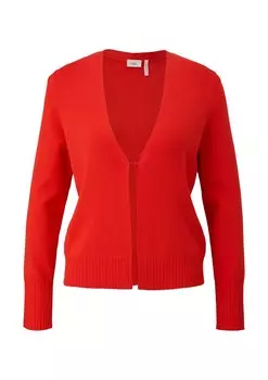 Вязаный кардиган s.Oliver BLACK LABEL Knit Cardigan, цвет fire red