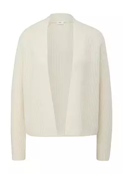 Вязаный кардиган s.Oliver BLACK LABEL, натуральный белый