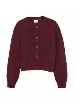 Вязаный кардиган s.Oliver, цвет Cherry red