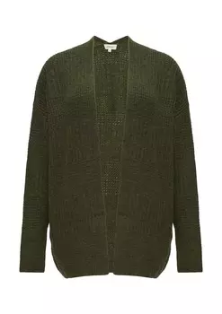 Вязаный кардиган s.Oliver Knit Cardigan, темно-зеленый
