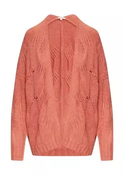 Вязаный кардиган s.Oliver Oversized Cardigan, цвет coral