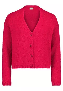 Вязаный кардиган с v-образным вырезом Cartoon, розовый