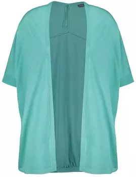 Вязаный кардиган Samoon, зеленый