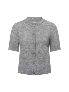 Вязаный кардиган Samse Samse Noura, пятнистый серый