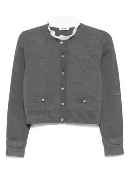 Вязаный кардиган SANDRO, серый