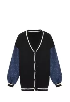 Вязаный кардиган SANIKA, синий деним