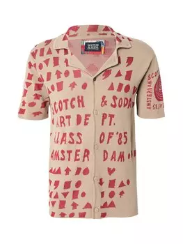 Вязаный кардиган SCOTCH & SODA, бежевый