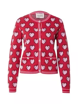 Вязаный кардиган SCOTCH & SODA Burton Morris, цвет Rose/Raspberry
