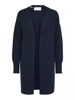 Вязаный кардиган SELECTED FEMME Lulu, темно-синий