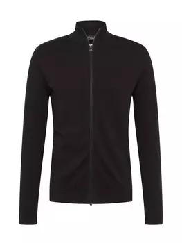 Вязаный кардиган SELECTED HOMME Regular fit Knit Cardigan Berg, черный