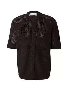 Вязаный кардиган SELECTED SLHGINGER, черный