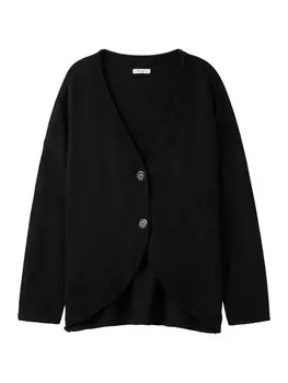 Вязаный кардиган Sheego, черный