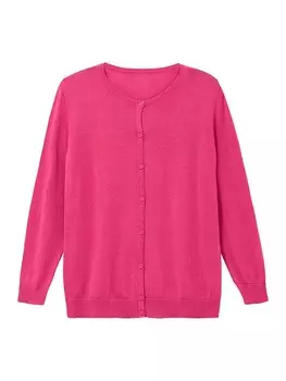Вязаный кардиган SHEEGO Knit Cardigan, цвет magenta