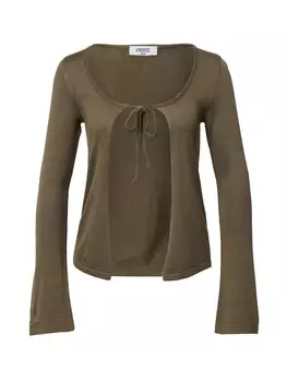 Вязаный кардиган SHYX, оливковый